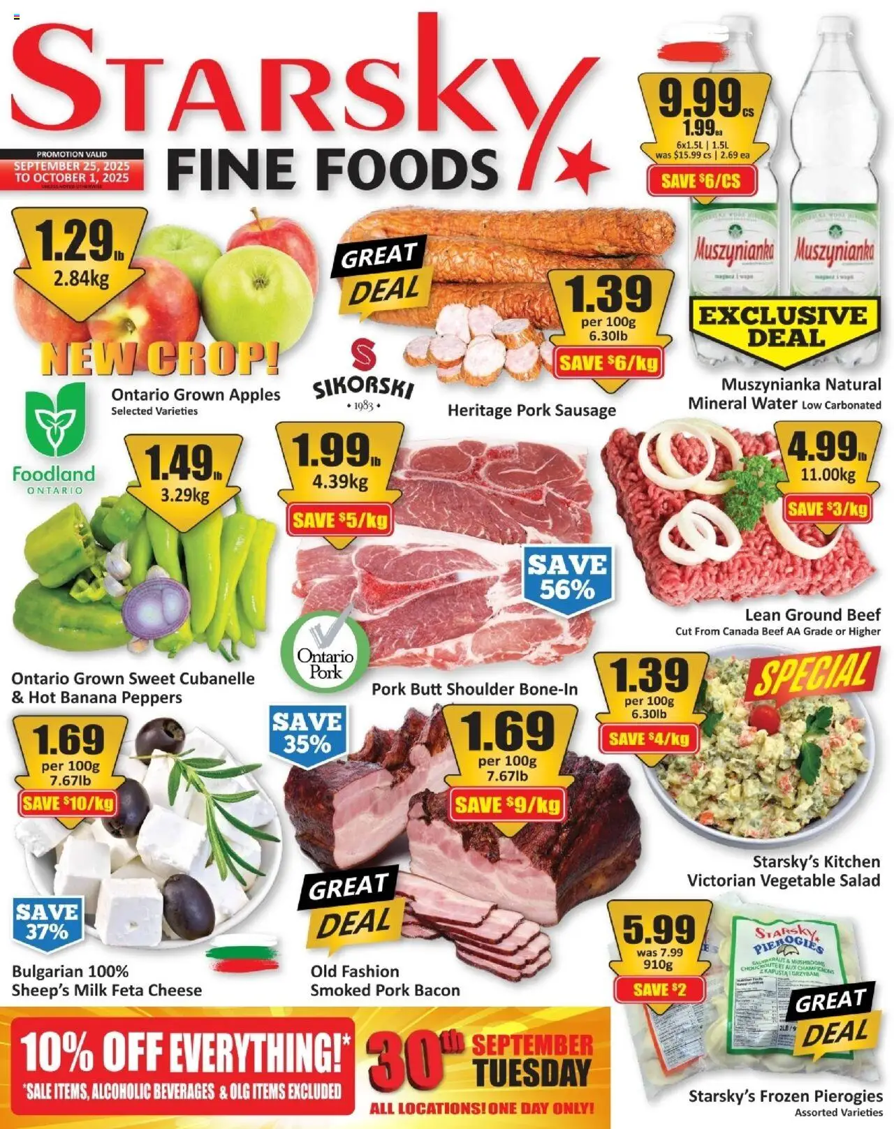 Starsky flyer valid from Sep 25, 2025 - page number 1