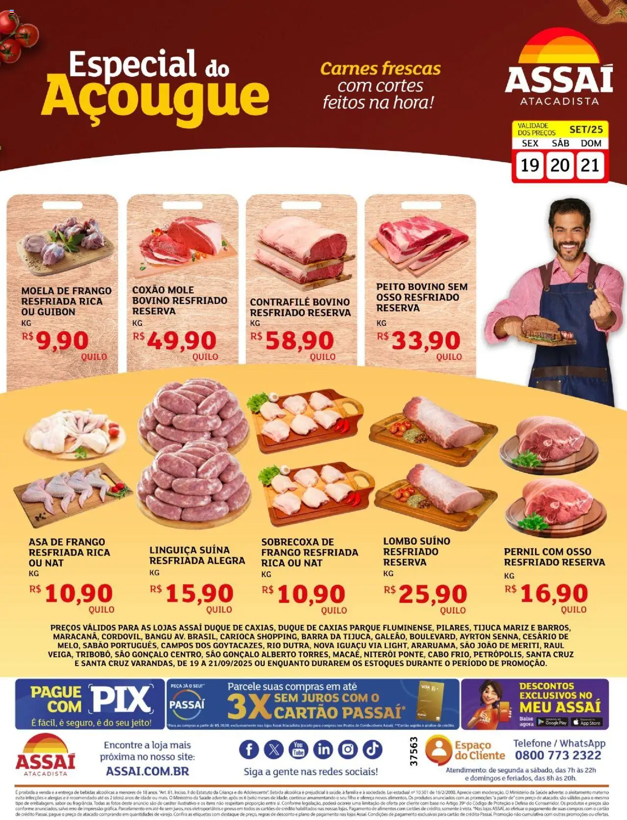 Assaí Atacadista folheto "Encarte - RJ" válido a partir de 19/09/2025 - número de página 1
