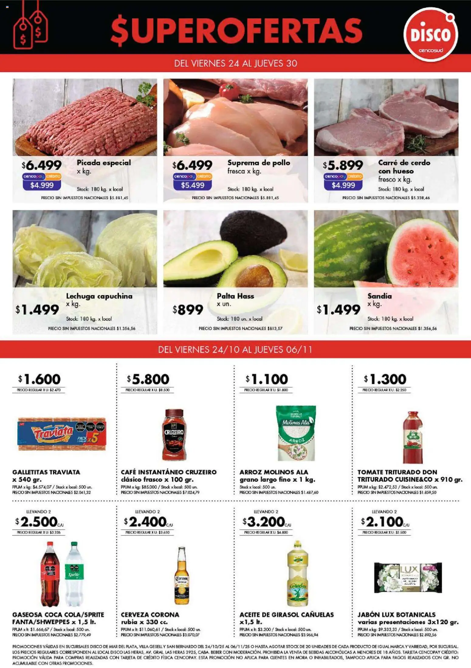 Disco Especial Super Ofertas Costa Atlántica del 24/10/2025 Online