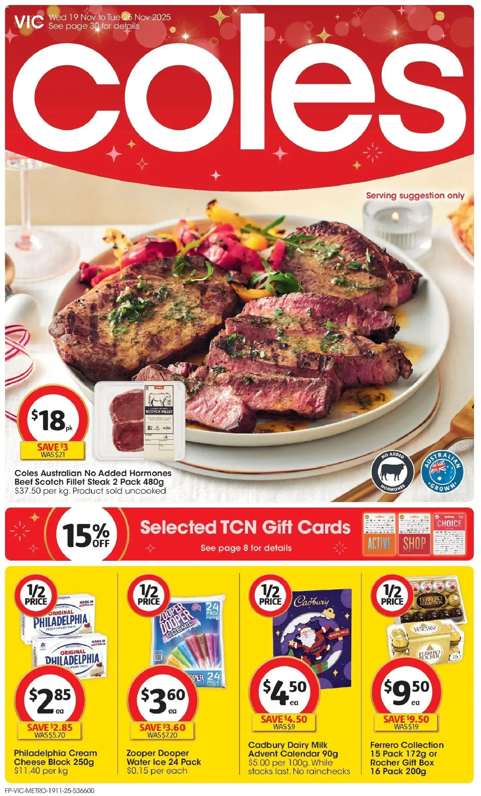 Preview of catalogue Coles Catalogue - 19th November from shop Coles valid 18/11/2025