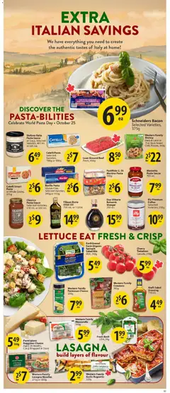 Preview of leaflet Weekly flyer / circulaire from shop Save on foods is valid from Oct 23, 2025 | Page: 12