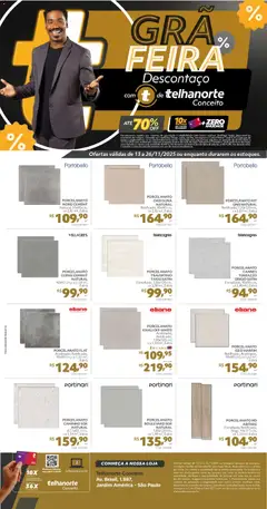 Pré-Visualização do folheto "Ofertas Gra Feira" da loja Telhanorte válido a partir de 13/11/2025