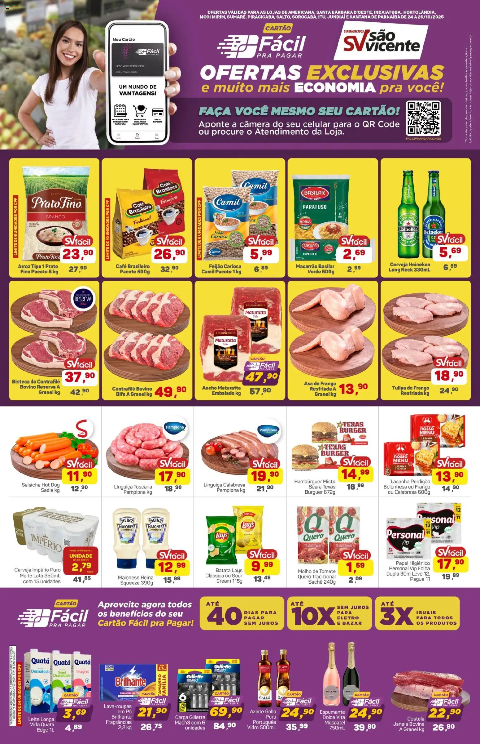 Supermercados São Vicente folheto "Ofertas da semana" válido a partir de 24/10/2025 - número de página 1