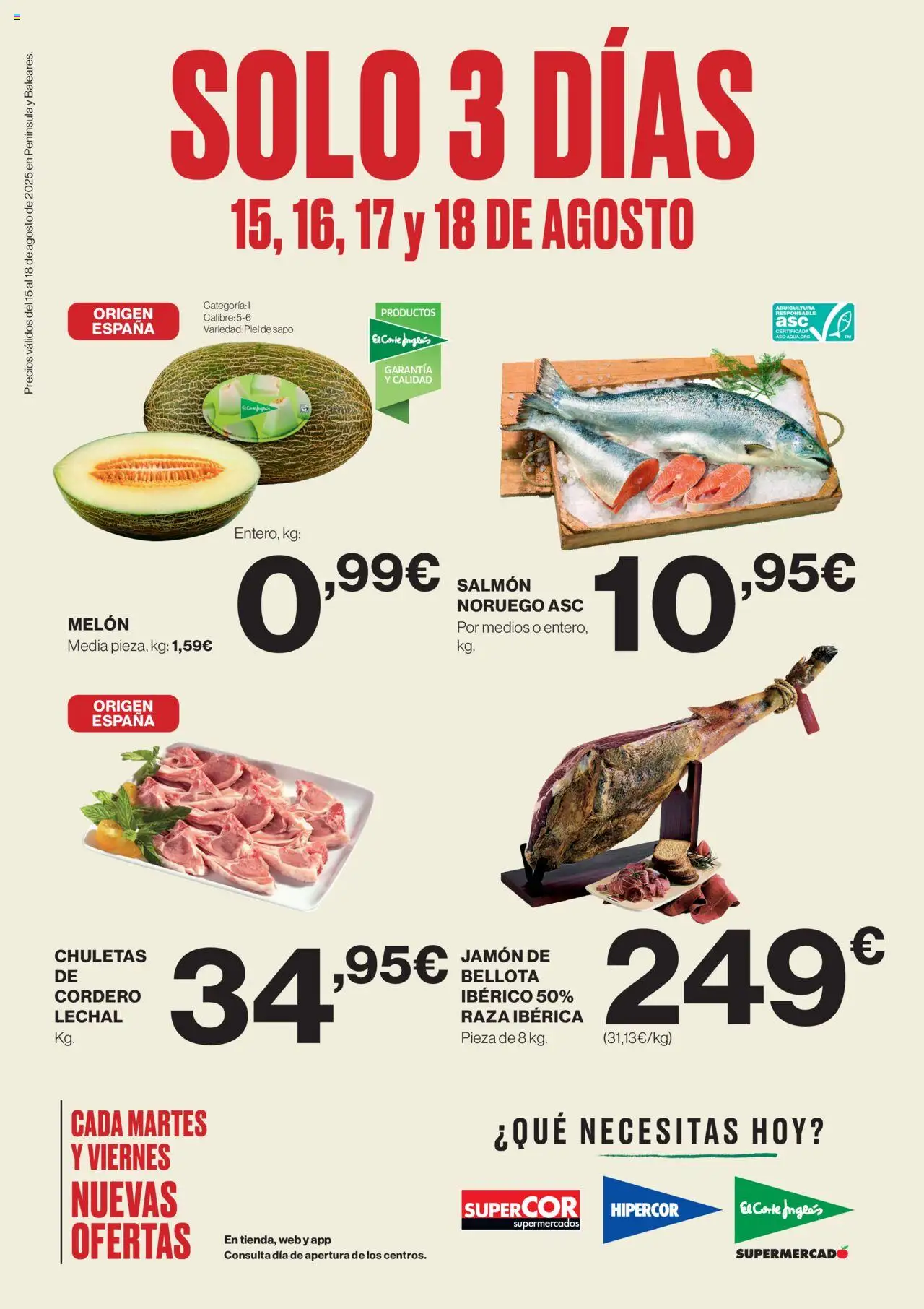 Catálogo El Corte Inglés y sus promociones válidas desde el 15/08/2025 - Número de página 1