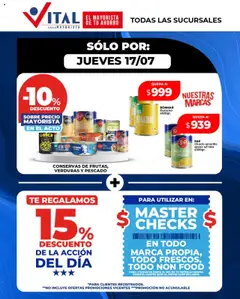 Vista previa del folleto de la tienda Vital válido desde el 17/07/2025 