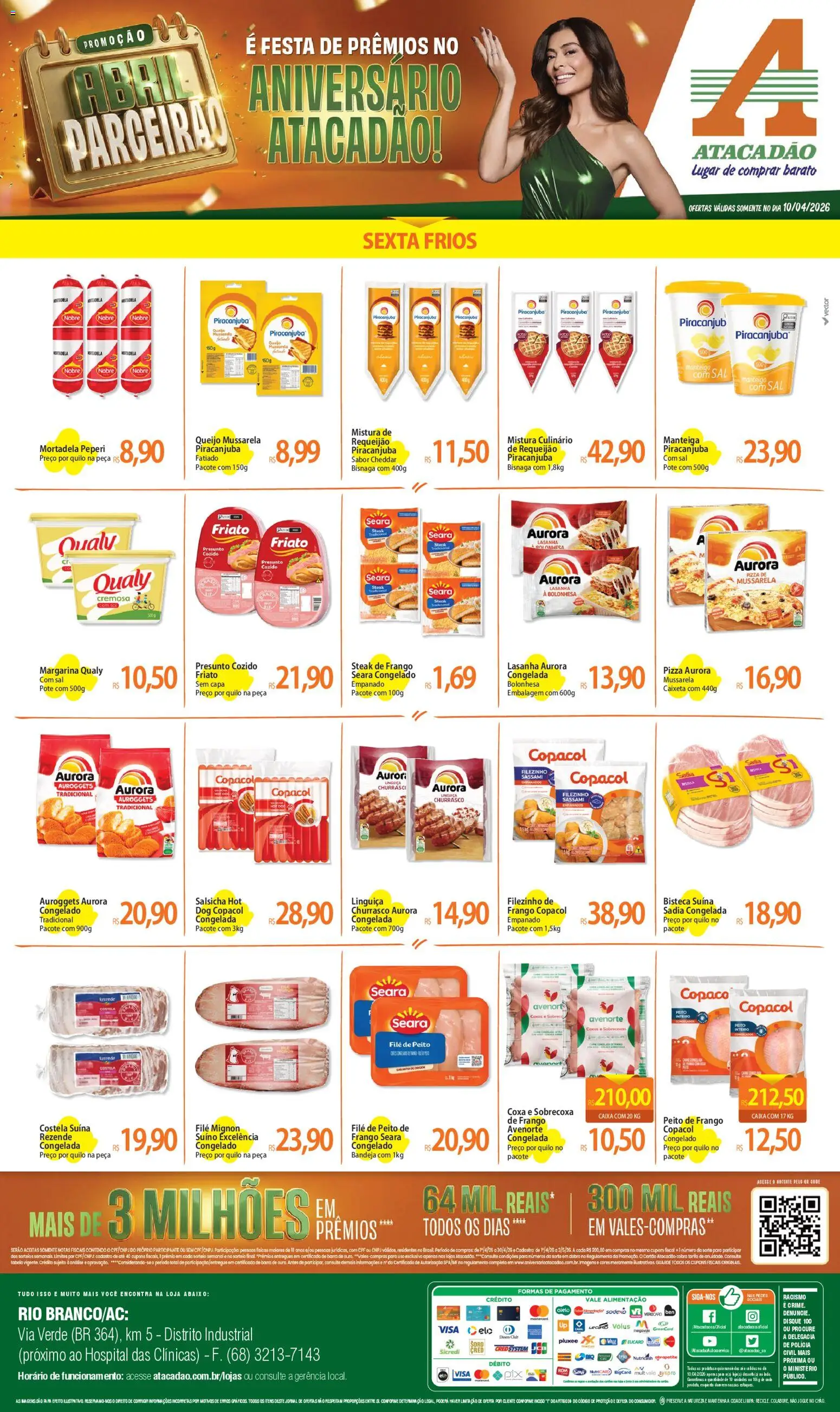 Pré-Visualização do folheto "Atacadão ofertas - AC" da loja Atacadão válido a partir de 10/04/2026