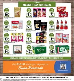 Preview of catalogue Catalogue from shop Supabarn valid 10/12/2025 | Page: 12