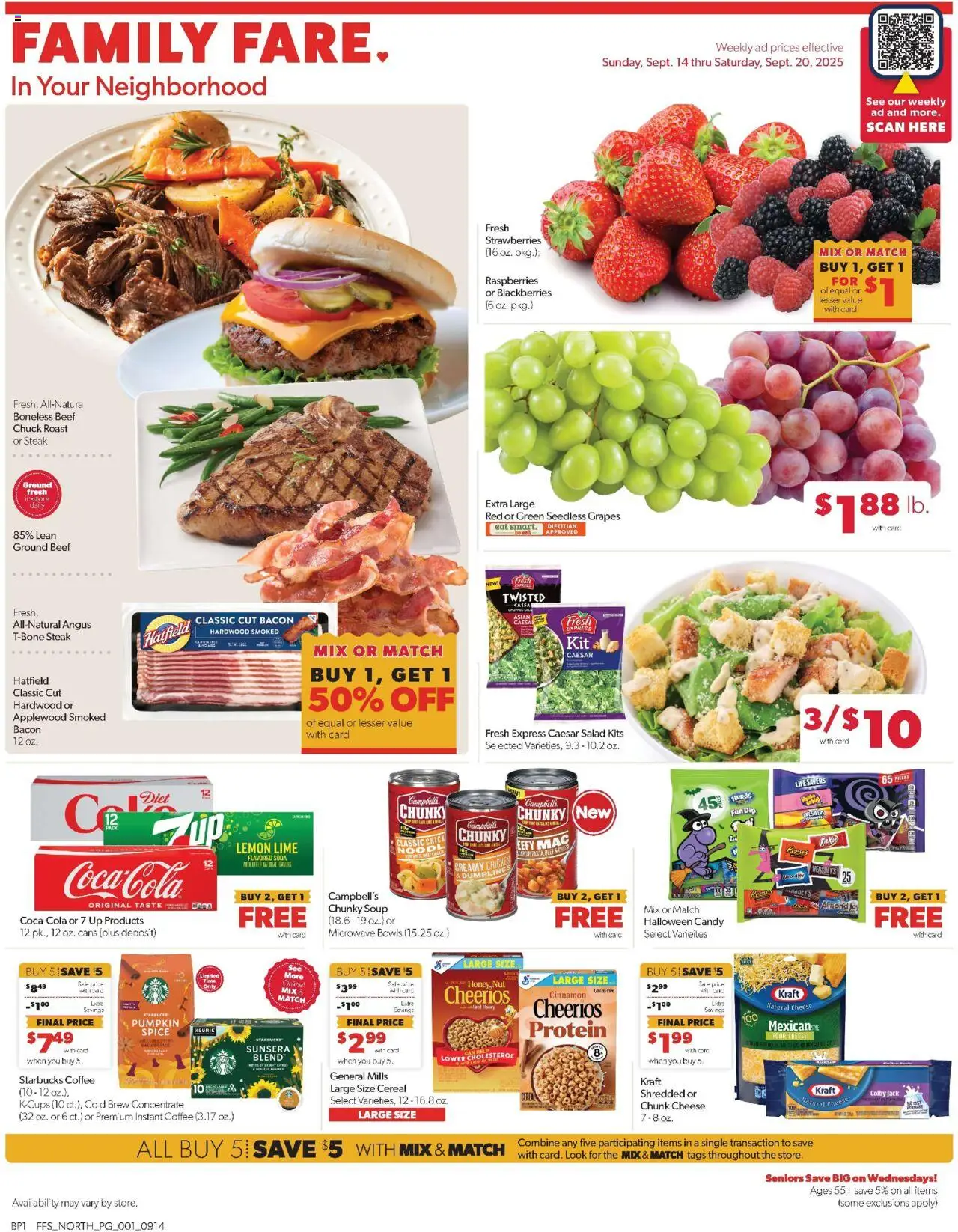 Family Fare Weekly Ad - MI from 09/14/2025 - Flyer - Page number 1