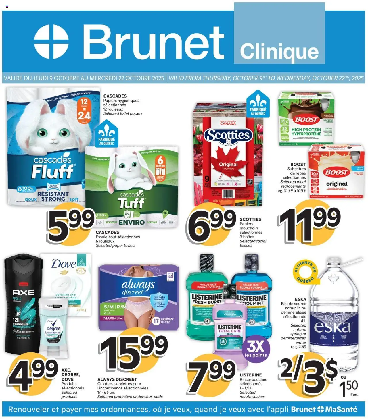 Brunet flyer valid from Oct 09, 2025 - page number 1