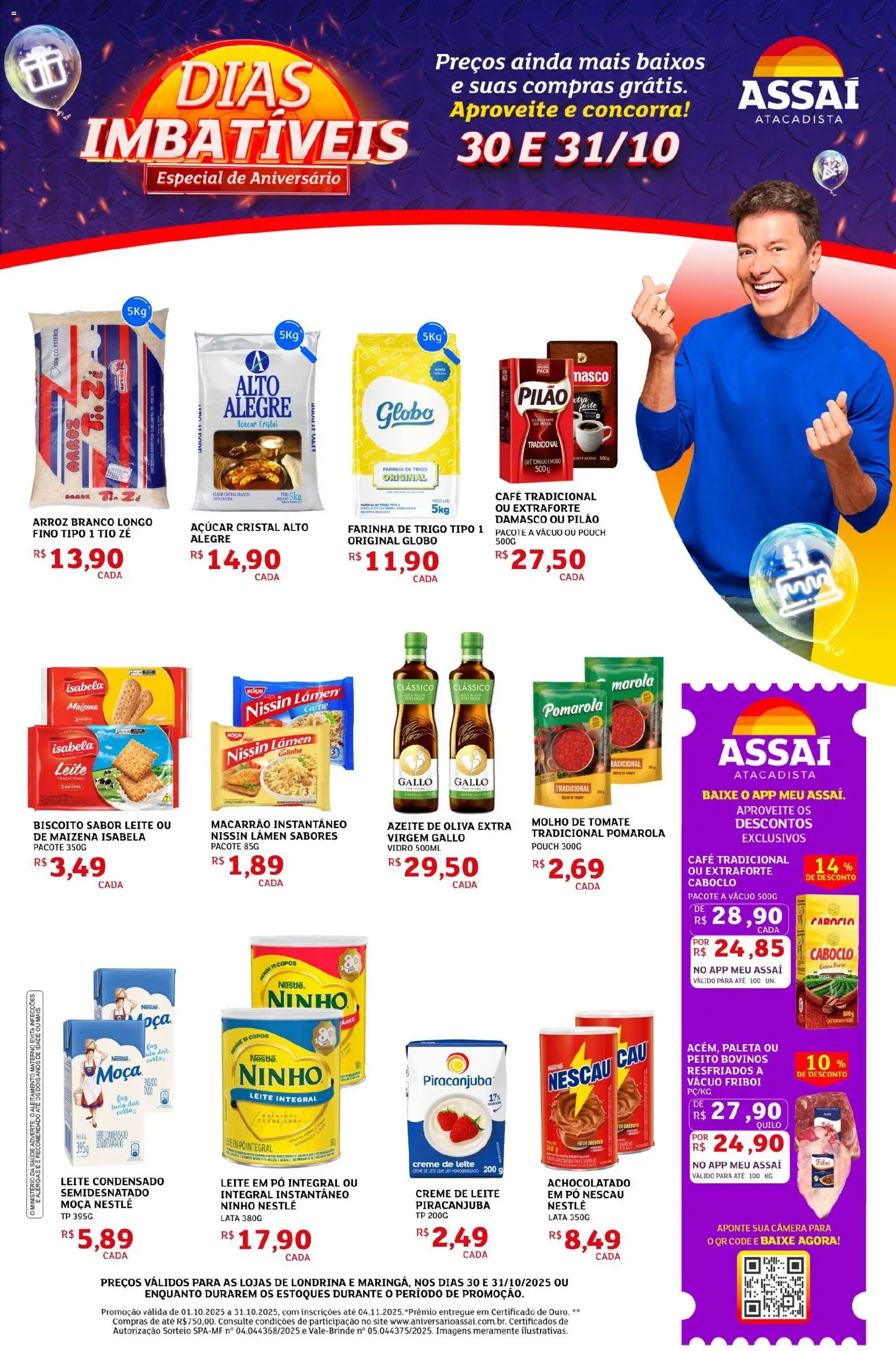 Pré-Visualização do folheto "Encarte - PR" da loja Assaí Atacadista válido a partir de 30/10/2025