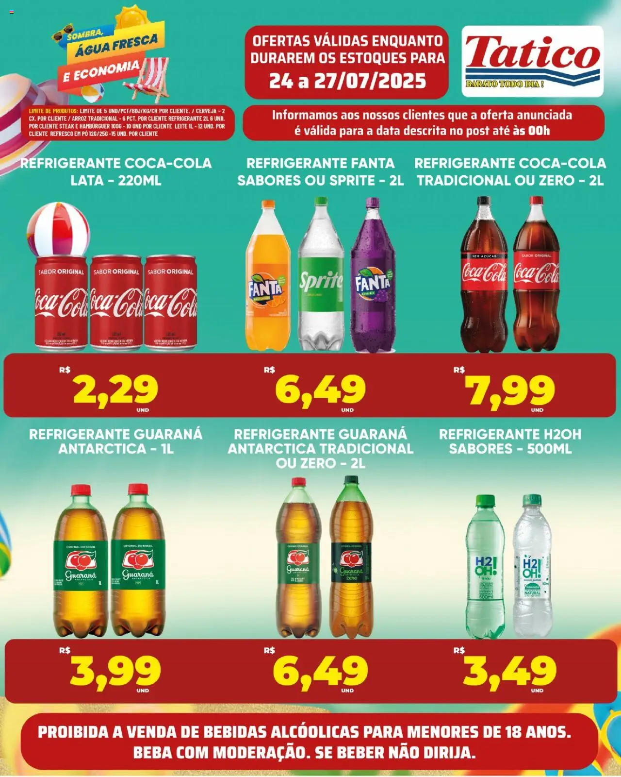 Tatico folheto "Ofertas da semana" válido a partir de 24/07/2025 - número de página 1