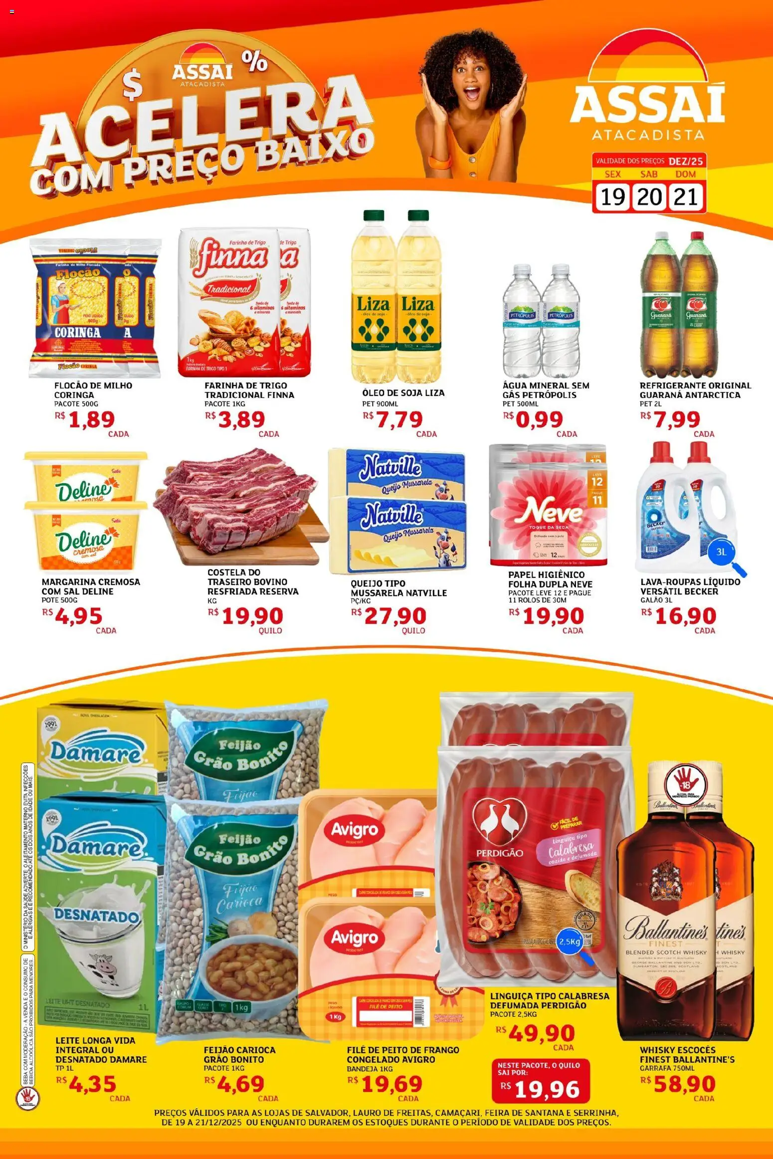 Pré-Visualização do folheto "Encarte - BA" da loja Assaí Atacadista válido a partir de 19/12/2025