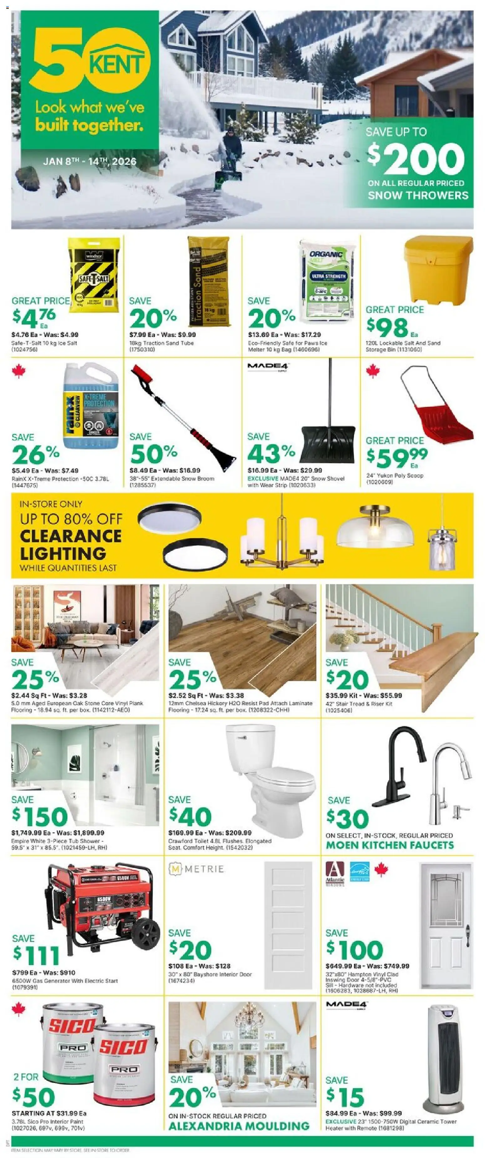 Preview of leaflet Weekly Flyer - NS from shop Kent is valid from Jan 08, 2026