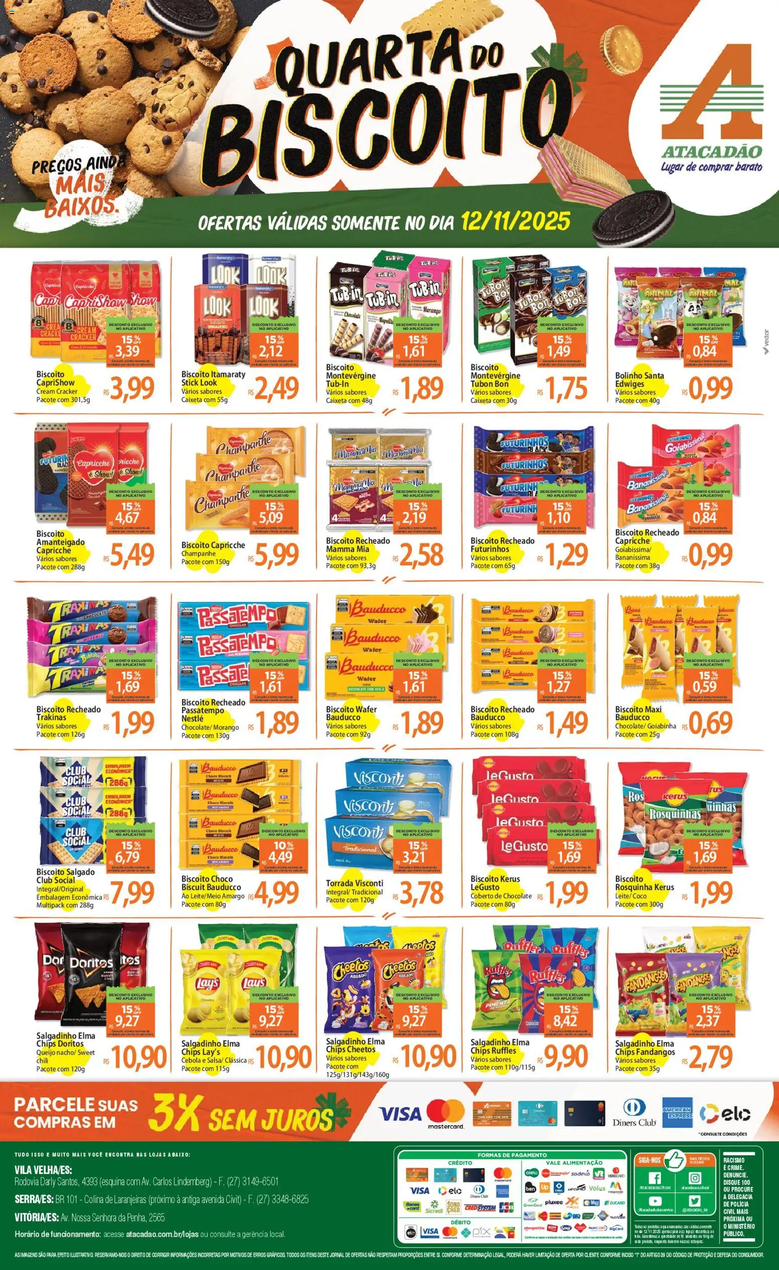 Pré-Visualização do folheto "Ofertas - ES" da loja Atacadão válido a partir de 12/11/2025