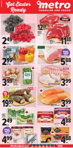 Preview of leaflet Metro weekly flyer - Alma from shop Metro is valid from Mar 26, 2026