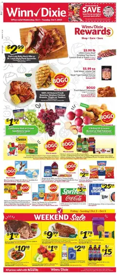 Ad Preview of Winn Dixie Weekly Ad from 10/01/2025