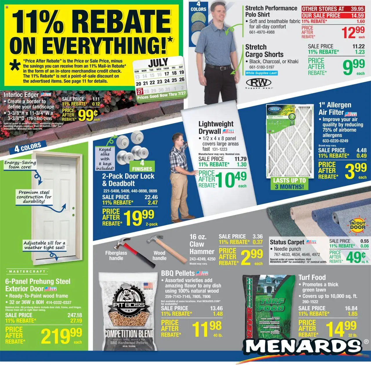 Menards AD from 07/17/2025 >> Weekly ad + Sale ad Preview - Page number 1