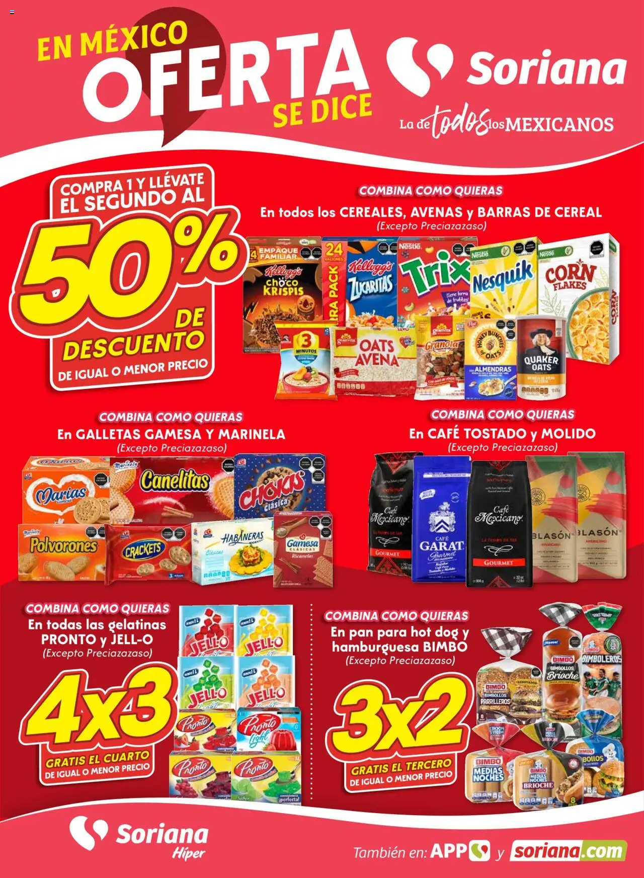 Folleto Soriana y sus promociones válidas desde el 28/08/2025 - Número de página 1