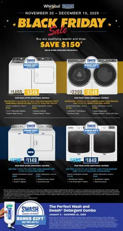 Un aperçu du dépliant Black Friday du magasin Leon's est valide à partir 20 nov. 2025