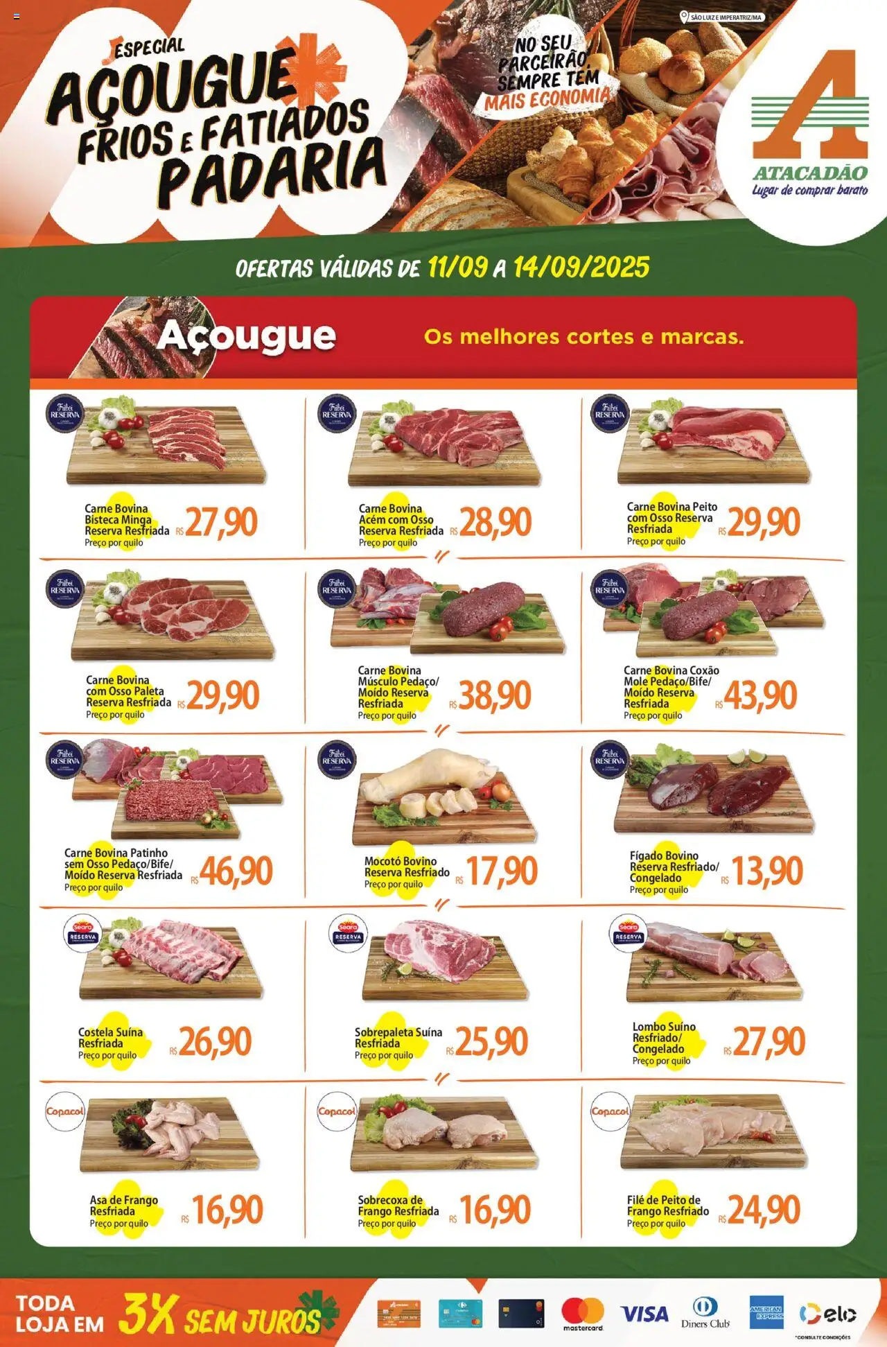 Atacadão folheto "Ofertas - MA" válido a partir de 11/09/2025 - número de página 1