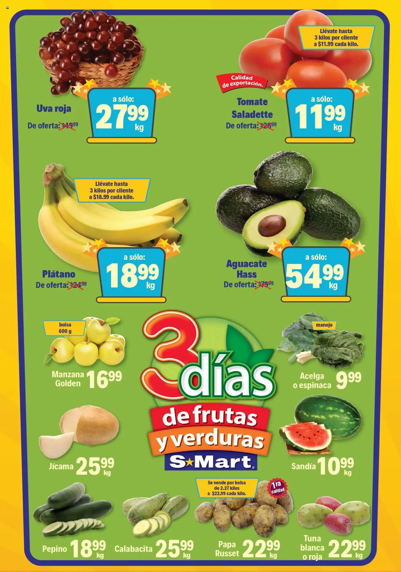 Folleto - Monterrey S-Mart y sus promociones válidas desde el 30/09/2025 - Número de página 1