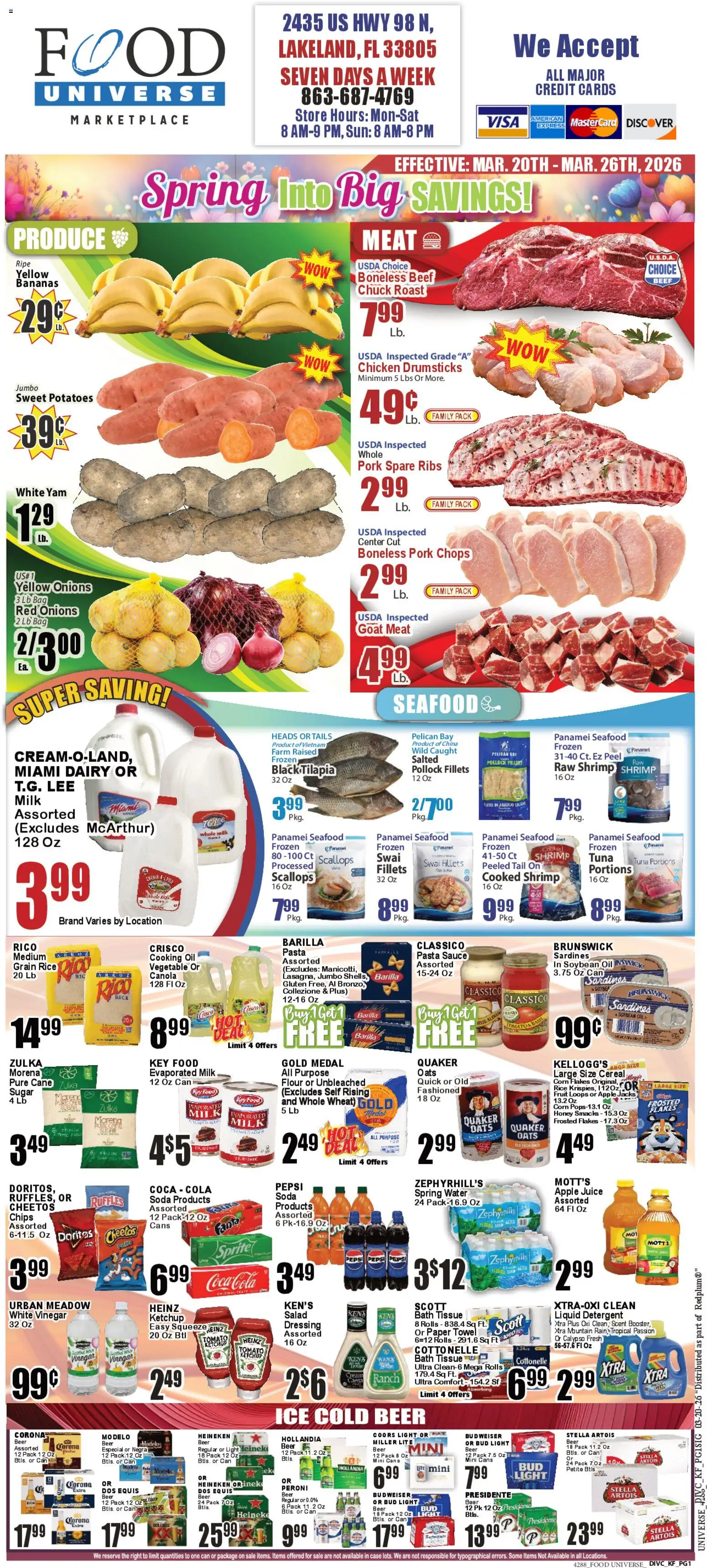 Ad Preview of Food Universe Food Universe Weekly Ad from 03/20/2026