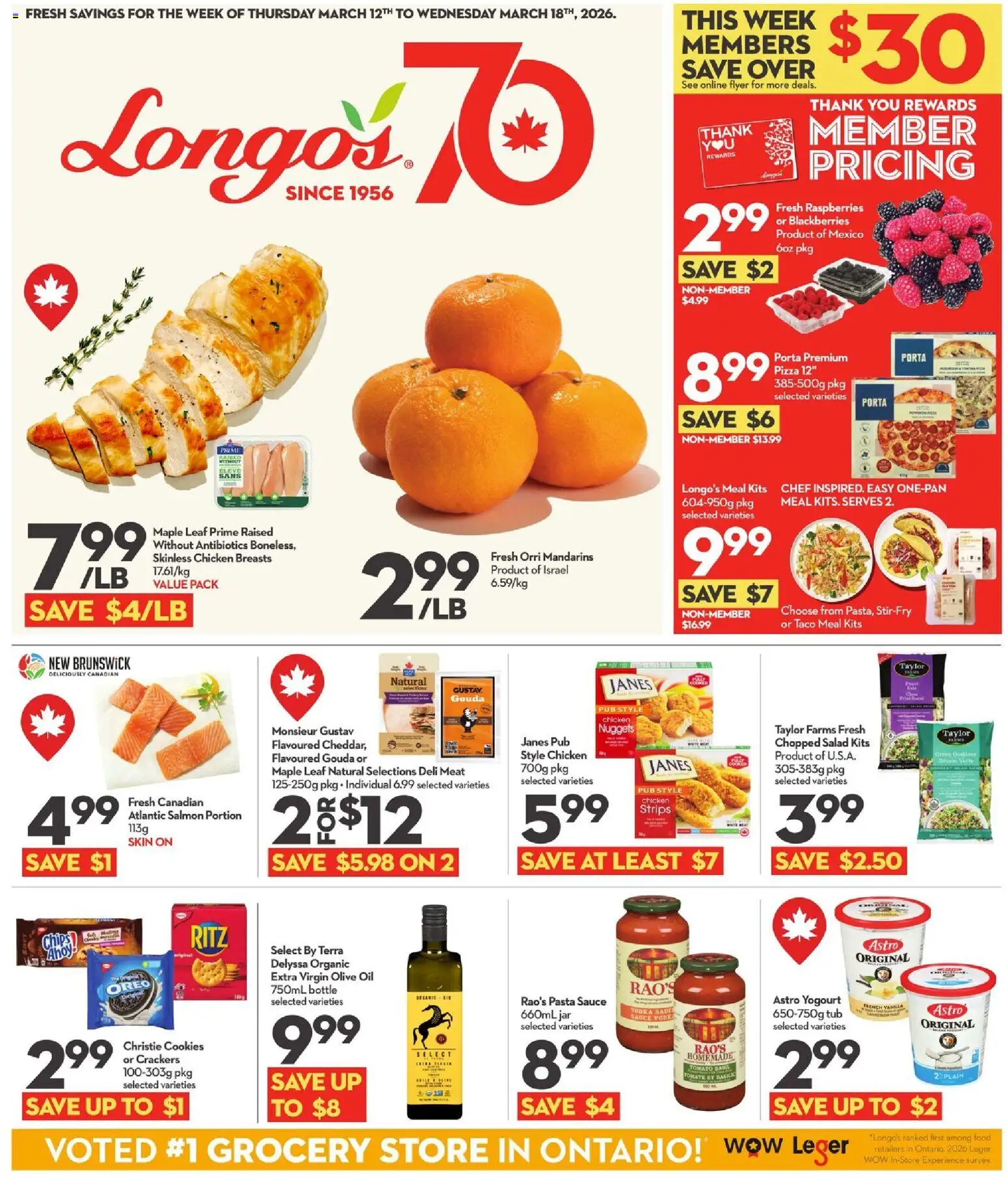 Preview of leaflet Longo's weekly flyer / circulaire from shop Longo's is valid from Mar 12, 2026