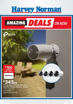 Preview of catalogue Harvey Norman Amazing Deals on Home Security from shop Harvey Norman valid 25 Apr 2026