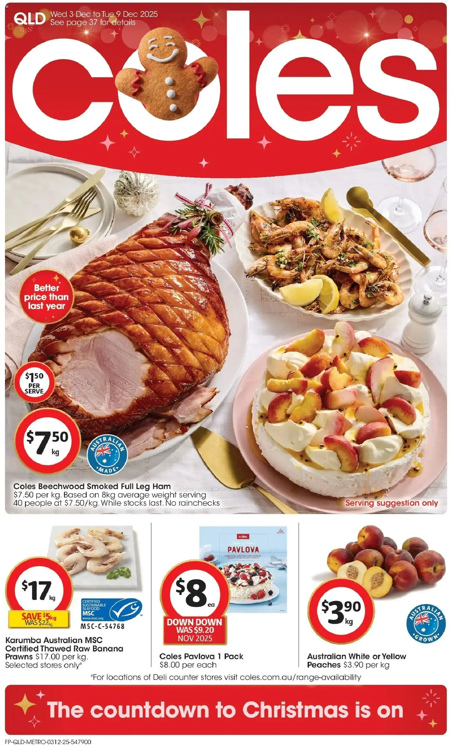 Preview of catalogue Catalogue QLD from shop Coles valid 03/12/2025