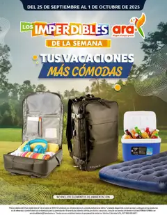  Vista previa del prospecto Imperdibles ara de la semana del almacen Ara válida del 25/09/2025 al 01/10/2025