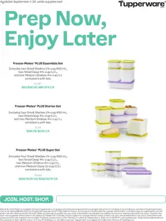 Preview of leaflet Flyer from shop Tupperware is valid from Sep 01, 2025