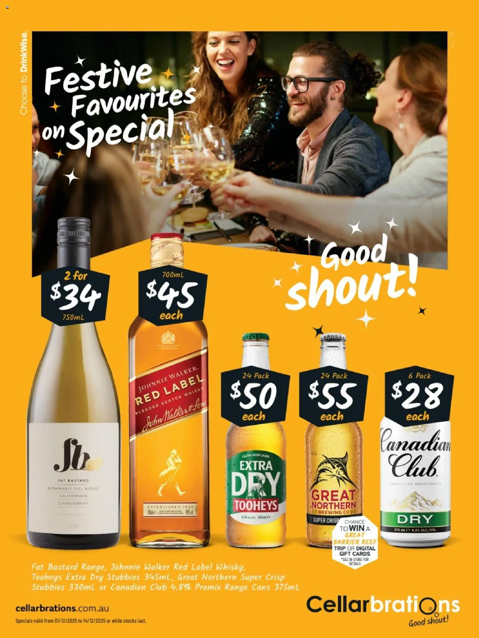 Preview of catalogue Catalogue NT from shop Cellarbrations valid 01/12/2025