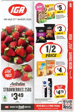 Preview of catalogue Catalogue VIC from shop IGA valid 27/08/2025