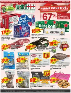 Preview of leaflet Weekly flyer / circulaire from shop Btrust Supermarket is valid from Dec 25, 2025