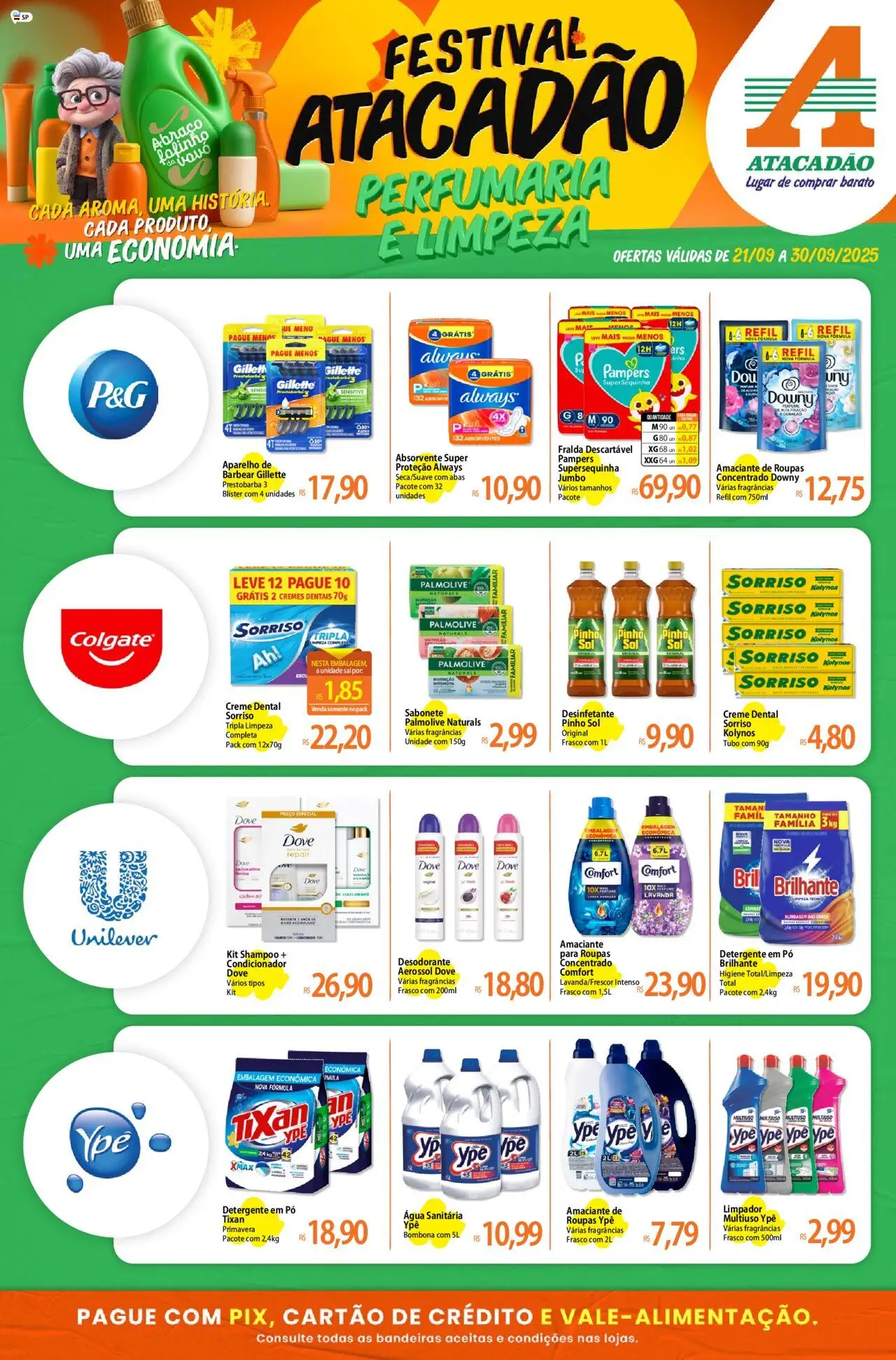 Atacadão folheto "Ofertas - SP" válido a partir de 21/09/2025 - número de página 1