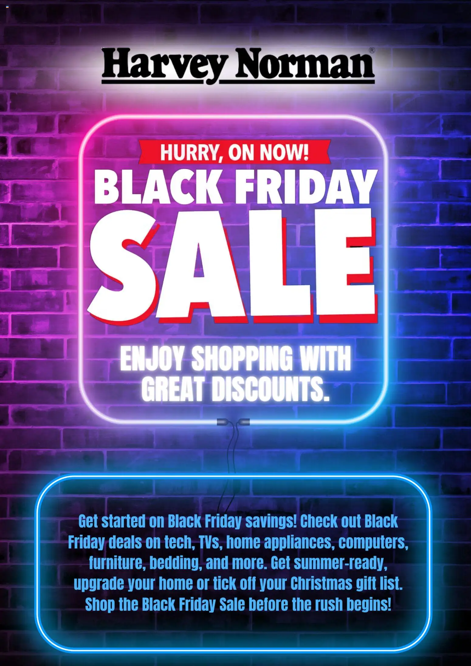 Preview of catalogue Black Friday from shop Harvey Norman valid 11 Nov 2025