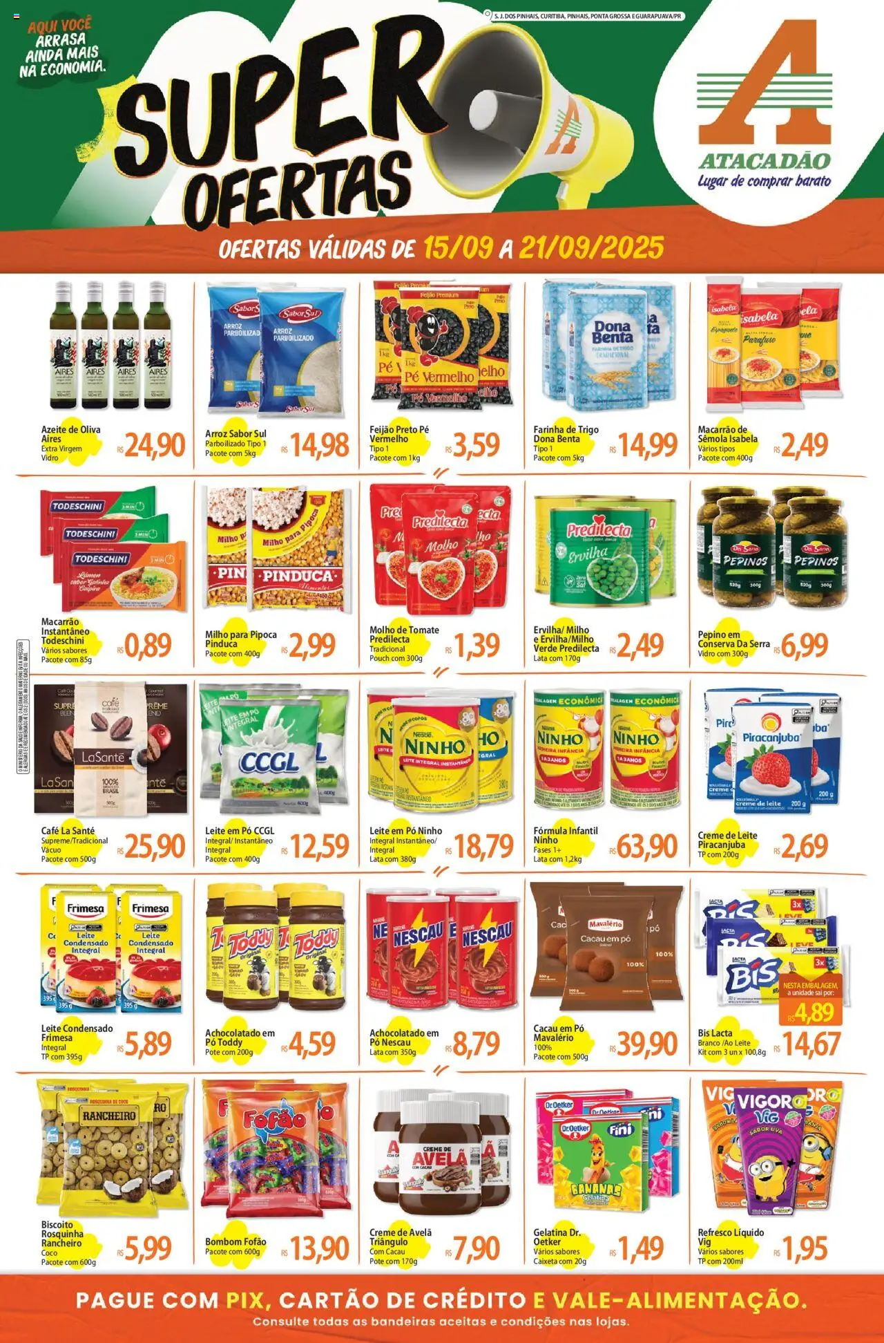 Atacadão folheto "Ofertas - PR" válido a partir de 15/09/2025 - número de página 1