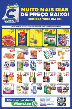 Pré-Visualização do folheto "Ofertas da semana" da loja Comper válido a partir de 30/12/2025