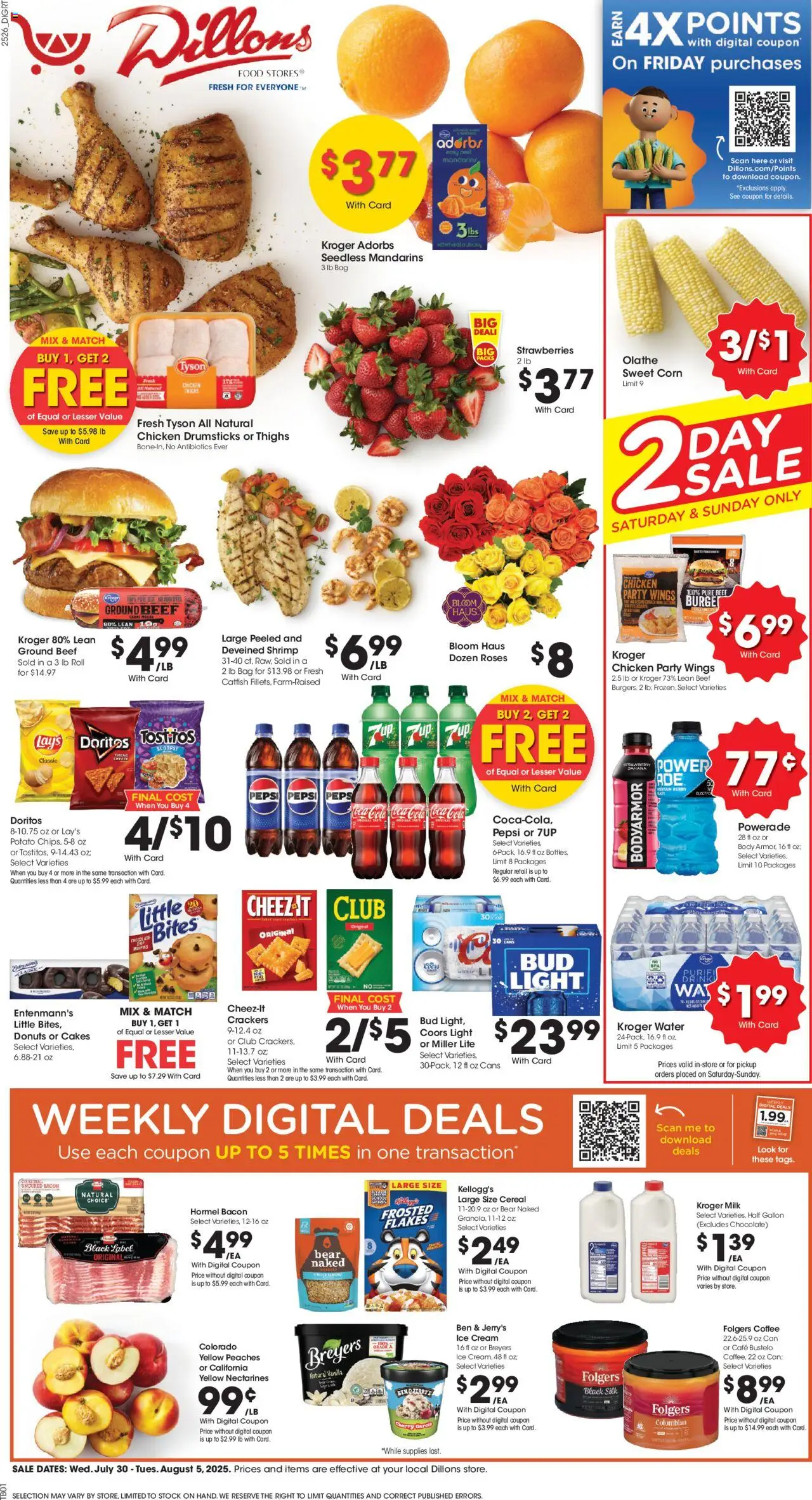 Dillons Weekly Ad - KS from 07/30/2025 - Flyer - Page number 1