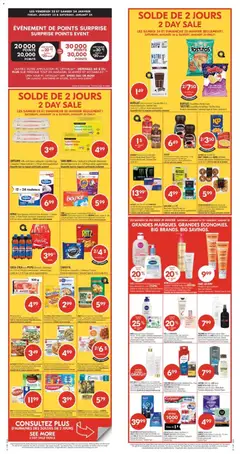 Un aperçu du dépliant Weekly flyer / circulaire du magasin Pharmaprix est valide à partir 23 janv. 2026
