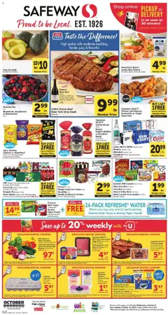 Ad Preview of Safeway Weekly Ad from 10/08/2025