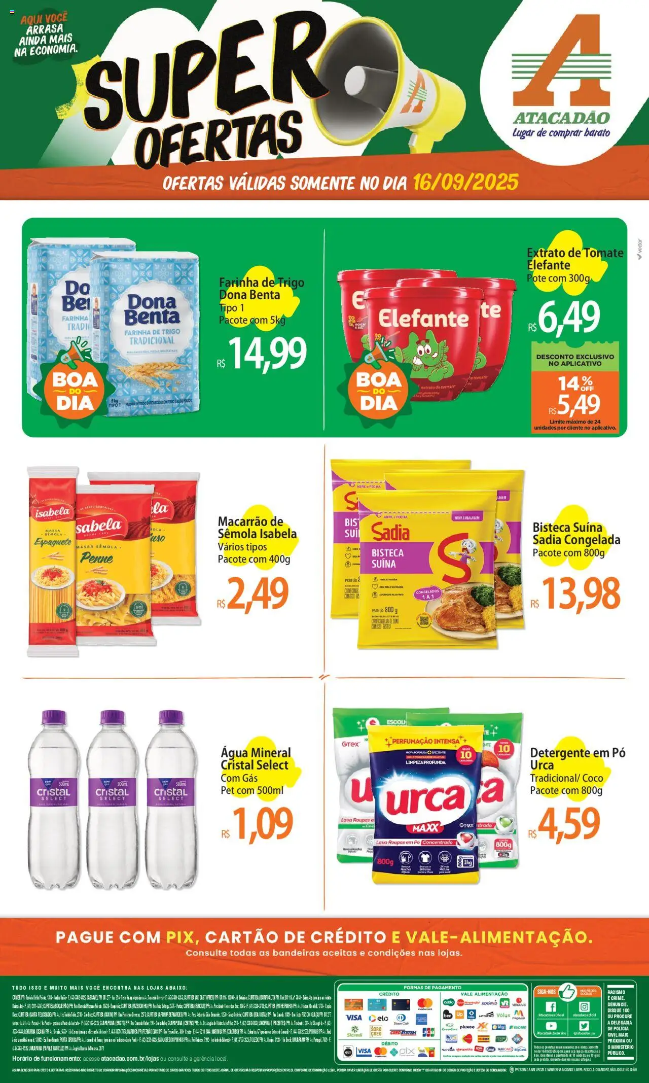Atacadão folheto "Ofertas - PR" válido a partir de 16/09/2025 - número de página 1
