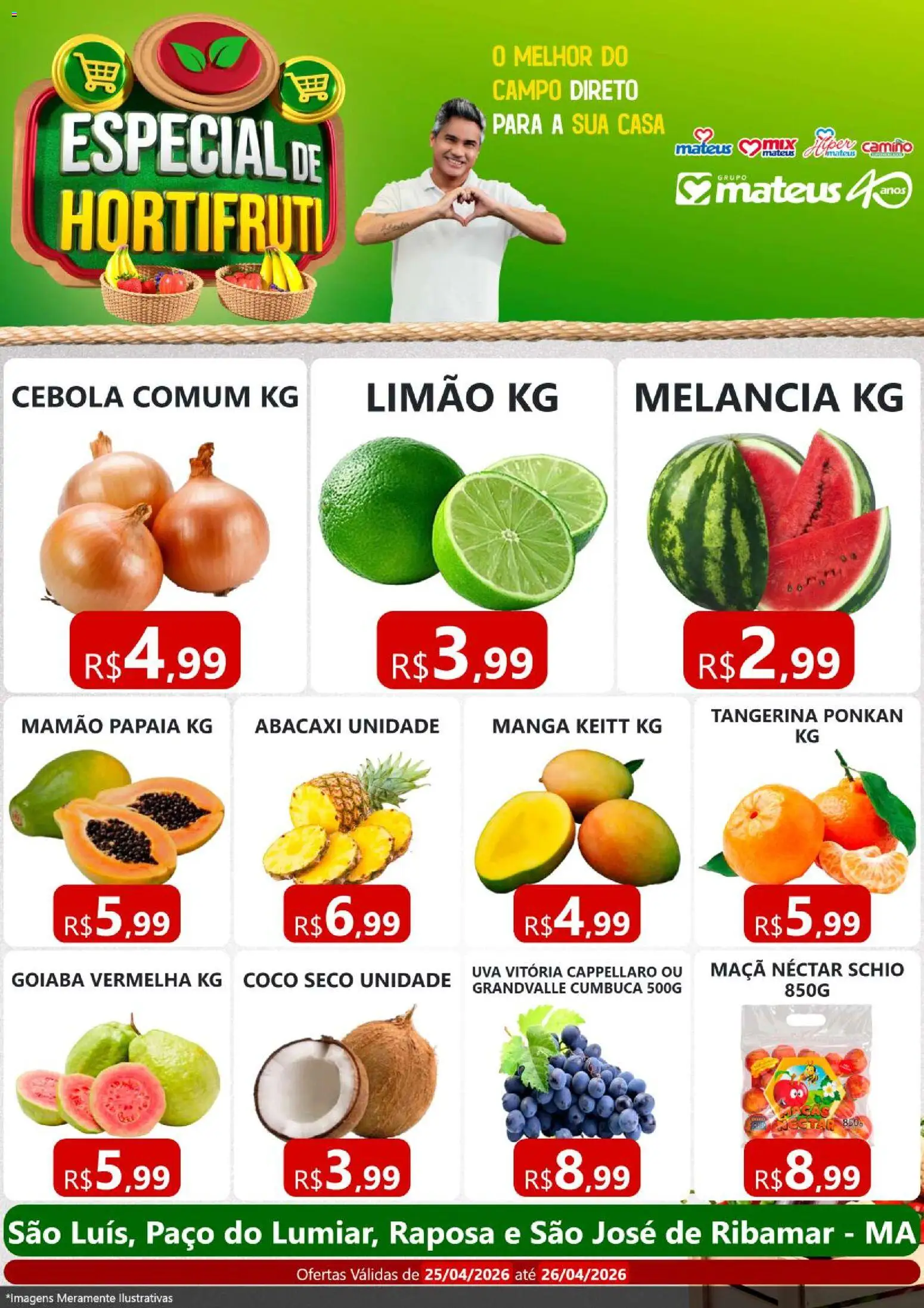 Pré-Visualização do folheto "Mateus ofertas Especial do Horti" da loja Mateus válido a partir de 25/04/2026
