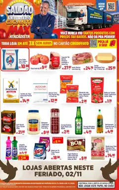 Pré-Visualização do folheto "Ofertas Saldão" da loja Max Atacadista válido a partir de 01/11/2025