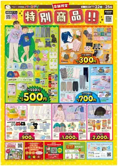 バースデイの2025/11/22から2025/11/25までのチラシはここ特別商品!!!