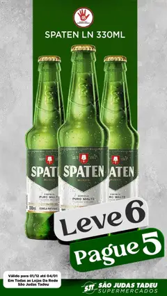 Pré-Visualização do folheto "Ofertas Bebidas" da loja São Judas Tadeu válido a partir de 01/01/2026