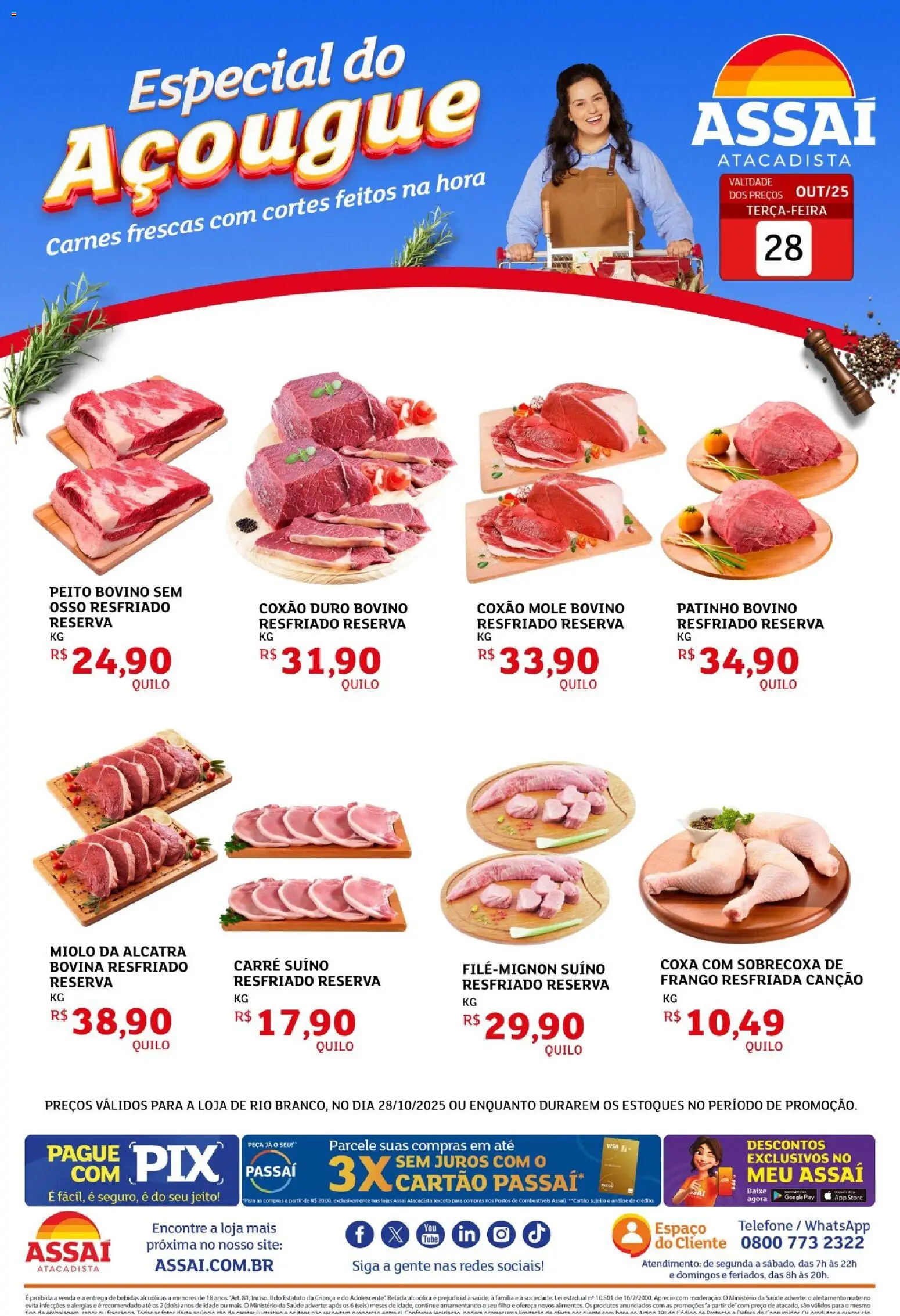 Assaí Atacadista folheto "Encarte - AC" válido a partir de 28/10/2025 - número de página 1
