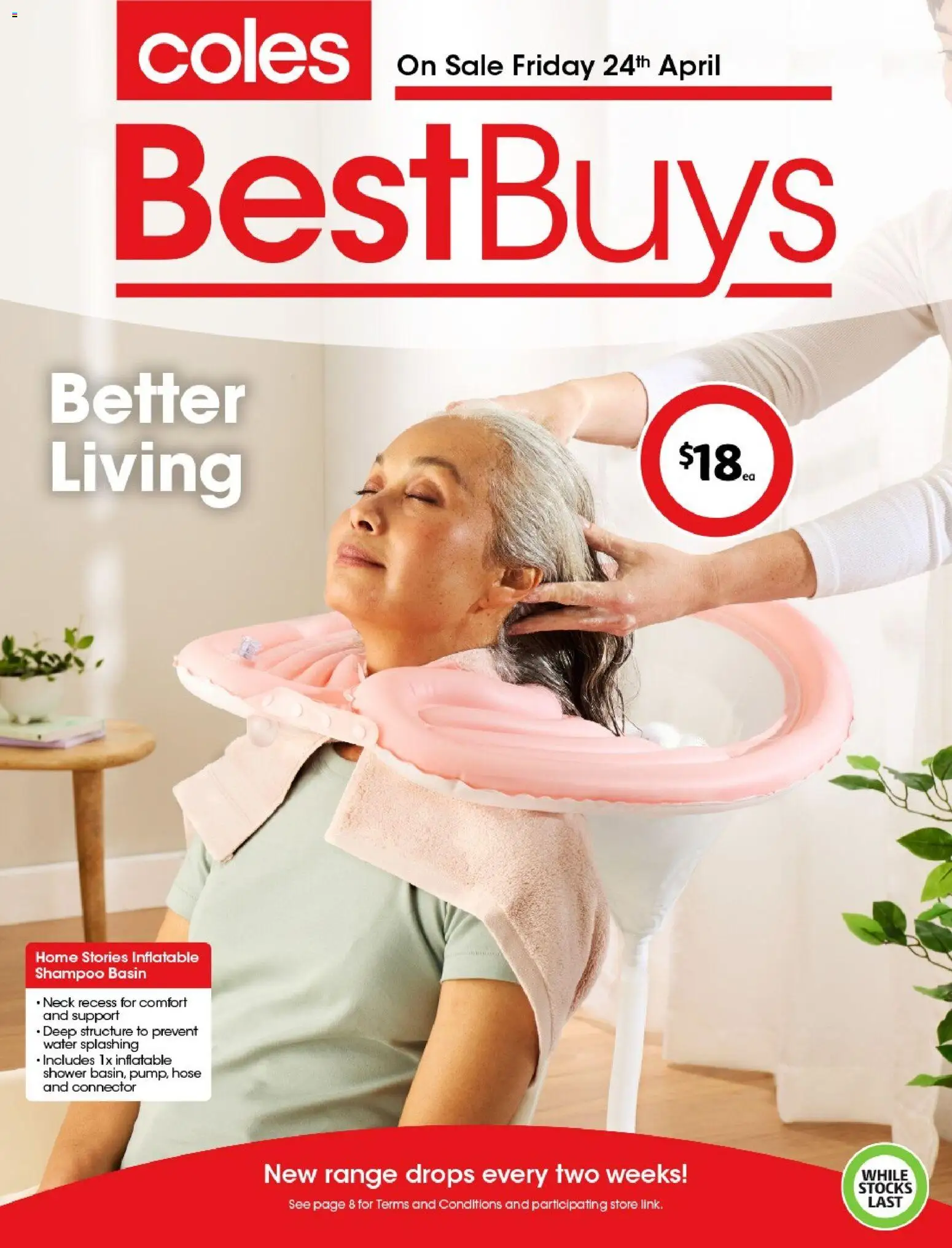 Preview of catalogue Coles Best Buys - Better Living from shop Coles valid 24/04/2026