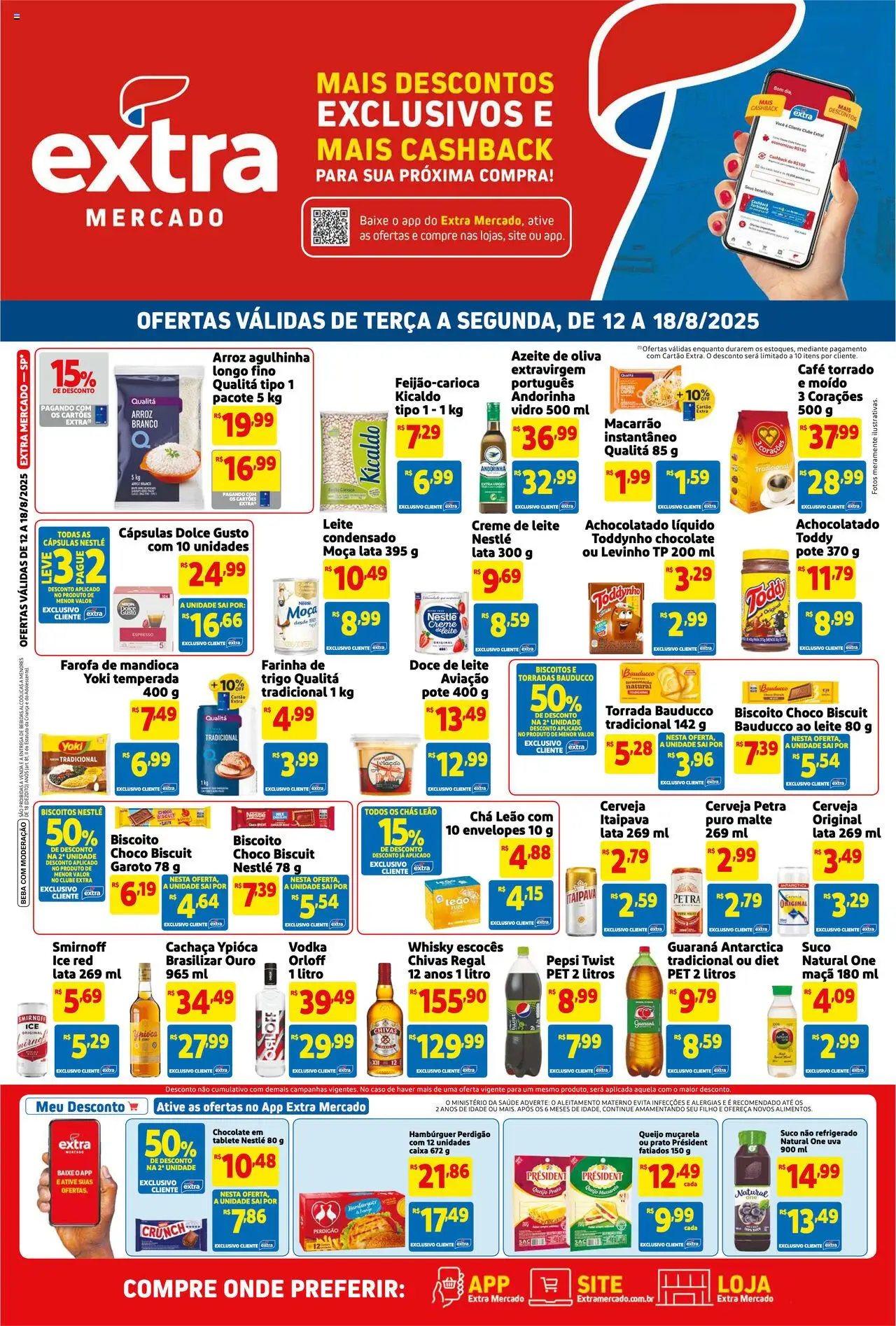 Extra folheto "Ofertas de Mercado" válido a partir de 12/08/2025 - número de página 1