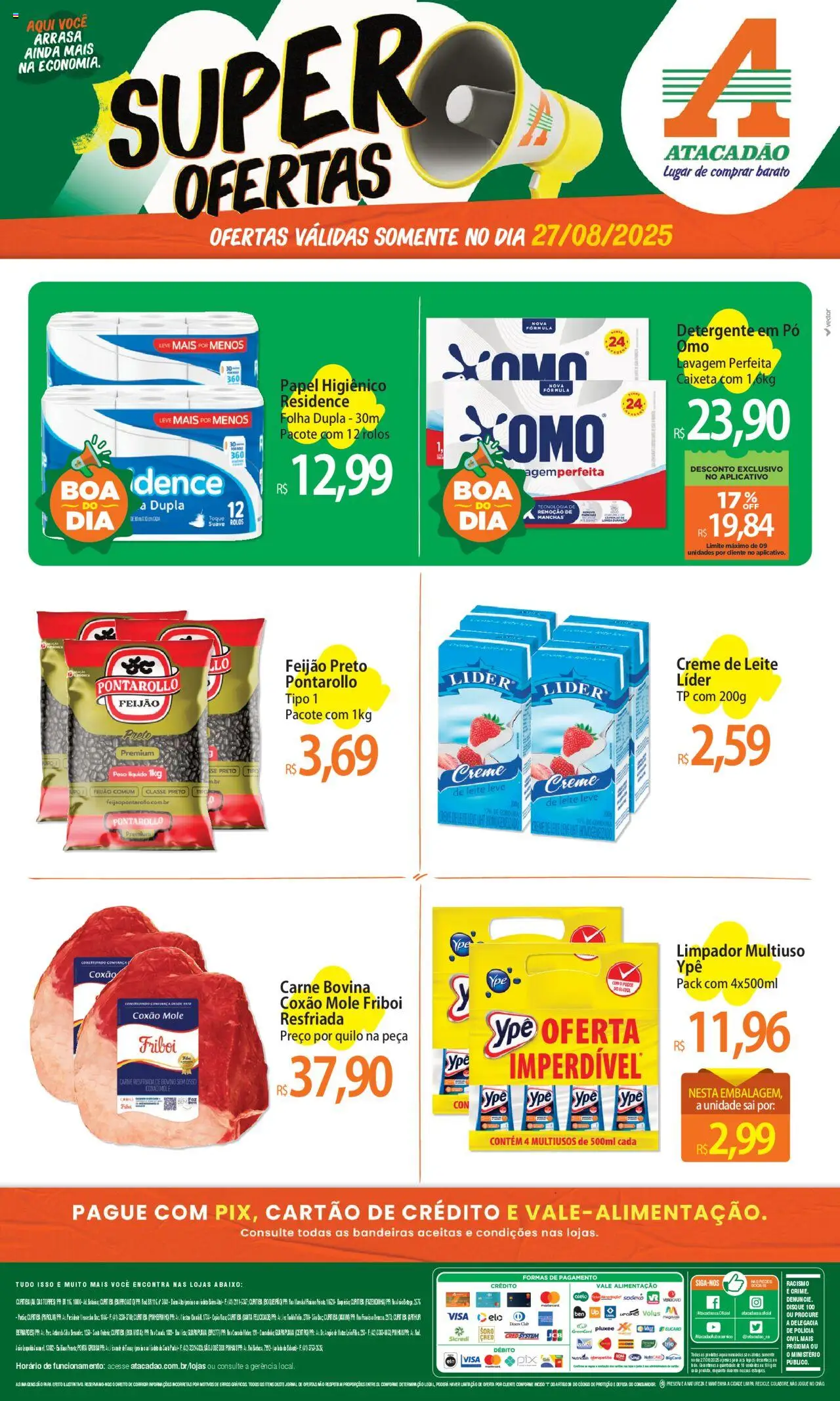 Atacadão folheto "Ofertas - PR" válido a partir de 27/08/2025 - número de página 1